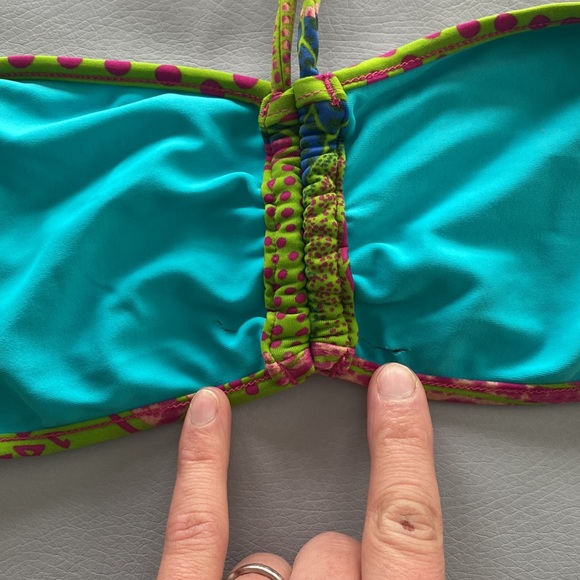 Bantu Bikini Top African Print Size Large Anthropologie M1 - Picture 6 of 8